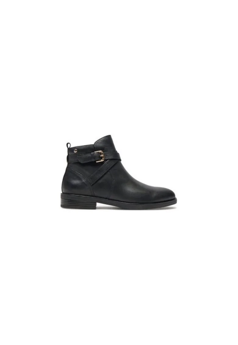 Ghete dama  304358661, Piele naturala, Negru, Negru