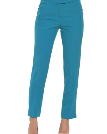 Pantaloni dama conici  turcoaz Parma, Turcoaz deschis