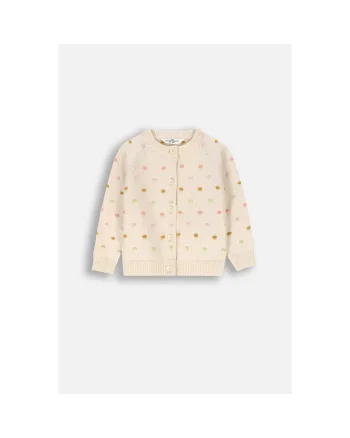 Cardigan  bej, pentru fete