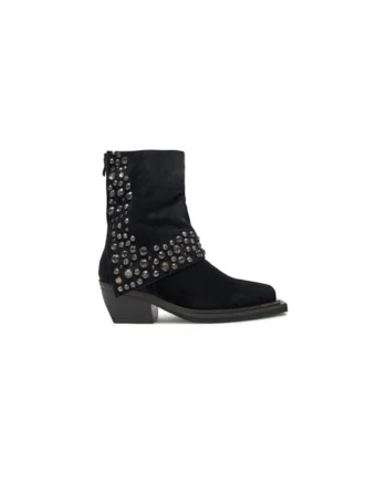 Ghete dama  304523762, Piele naturala, 39 EU, Negru