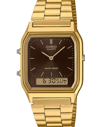 Ceas dama  AQ-230GA-5AMQYES Quartz Auriu
