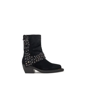 Ghete dama  304523762, Piele naturala, Negru, Negru