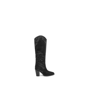 Cizme dama  304523656, Textil, Negru, Negru