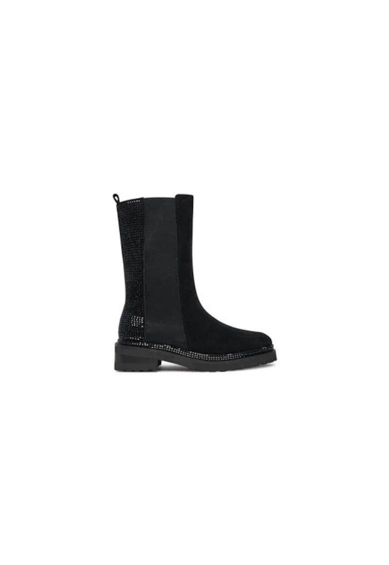 Ghete dama  304524004, Piele naturala, Negru, Negru