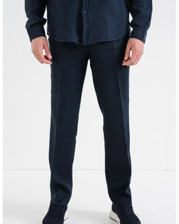 Pantaloni de in cu pense, Albastru ultramarin