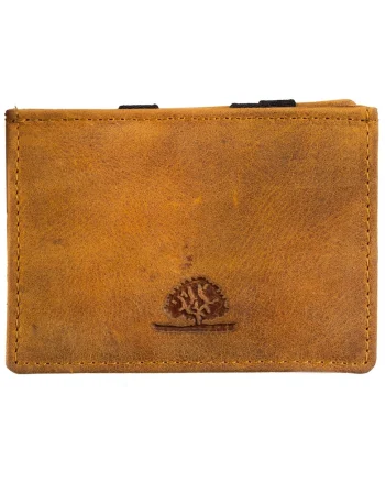 Portofel dama piele naturala bej 10.5 x 7.5 x 2.5 cm, VINTAGE RFID,