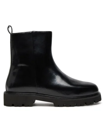 Ghete dama  304336249, Piele naturala, Negru, Negru