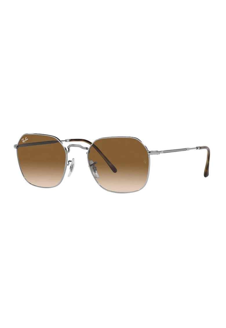 Ochelari de soare unisex cu lentile in degrade, Argintiu/Argintiu deschis