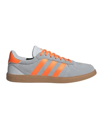 Pantofi sport Breaknet Sleek cu logo, Gri deschis/Portocaliu/Albastru pal