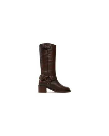 Cizme dama  303221829, Piele naturala, Maro, Maro