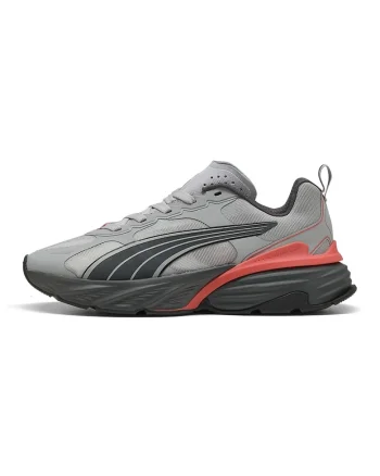 Pantofi Fade NITRO™ V2 pentru alergare, Gri/Rosu corai