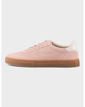 Pantofi sport low-cut din piele intoarsa Cody, Roz deschis