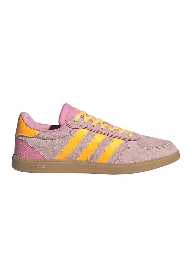 Pantofi sport Breaknet Sleek cu logo, Roz deschis/Galben sofran/Roz prafuit