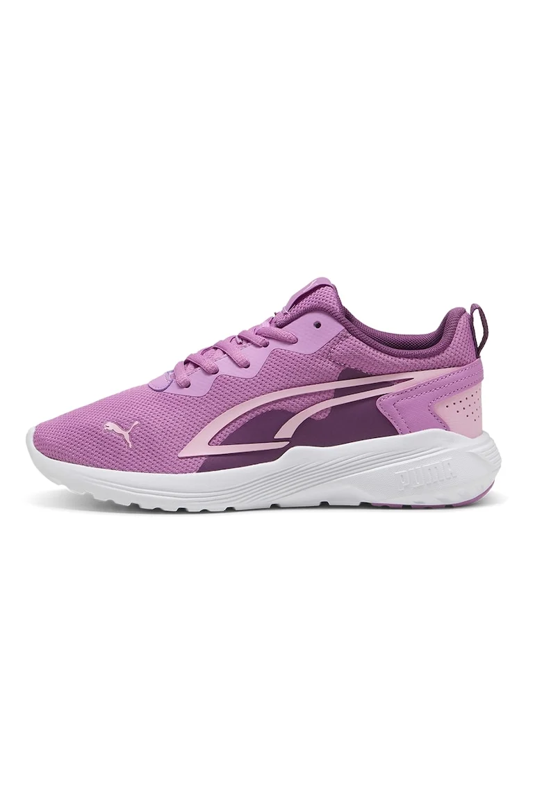 Pantofi sport All-Day Active Jr de plasa cu material exterior din material sintetic, Fucsia/Alb optic