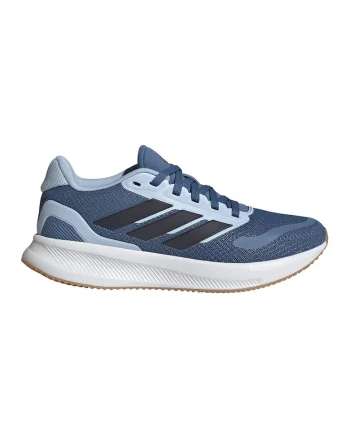 Pantofi sport Run Falcon 5 low-cut din plasa, Albastru pastel/Negru/Albastru inchis