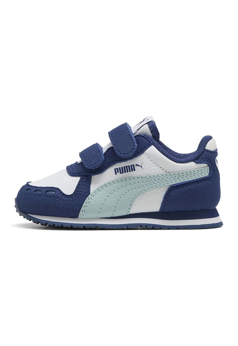 Pantofi sport cu inchidere velcro Cabana Racer SL 20, Albastru pastel/Alb murdar/Bleumarin