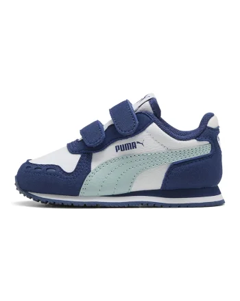 Pantofi sport cu inchidere velcro Cabana Racer SL 20, Albastru pastel/Alb murdar/Bleumarin