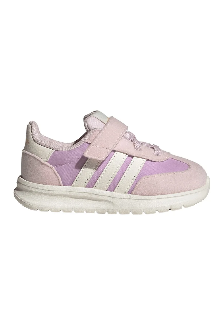 Pantofi sport Run 70s 2.0 cu velcro, Roz pastel/Lila/Alb optic