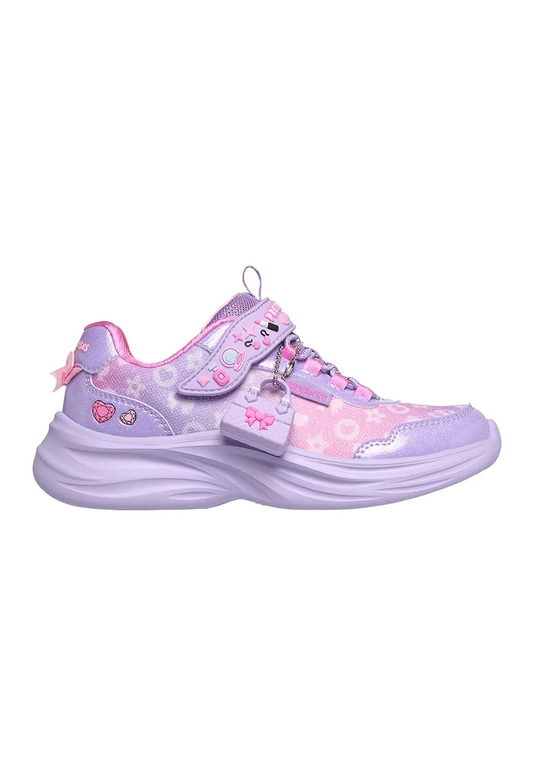 Pantofi sport Power Jams 2.0 cu talisman detasabil, Roz pastel/Lila