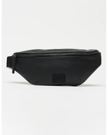 Borseta de piele ecologica Ethon 2.0, Negru stins