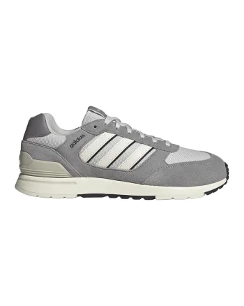Pantofi sport Run 80s 'cu insertii de piele intoarsa, Gri deschis/Gri cenusiu/Alb murdar