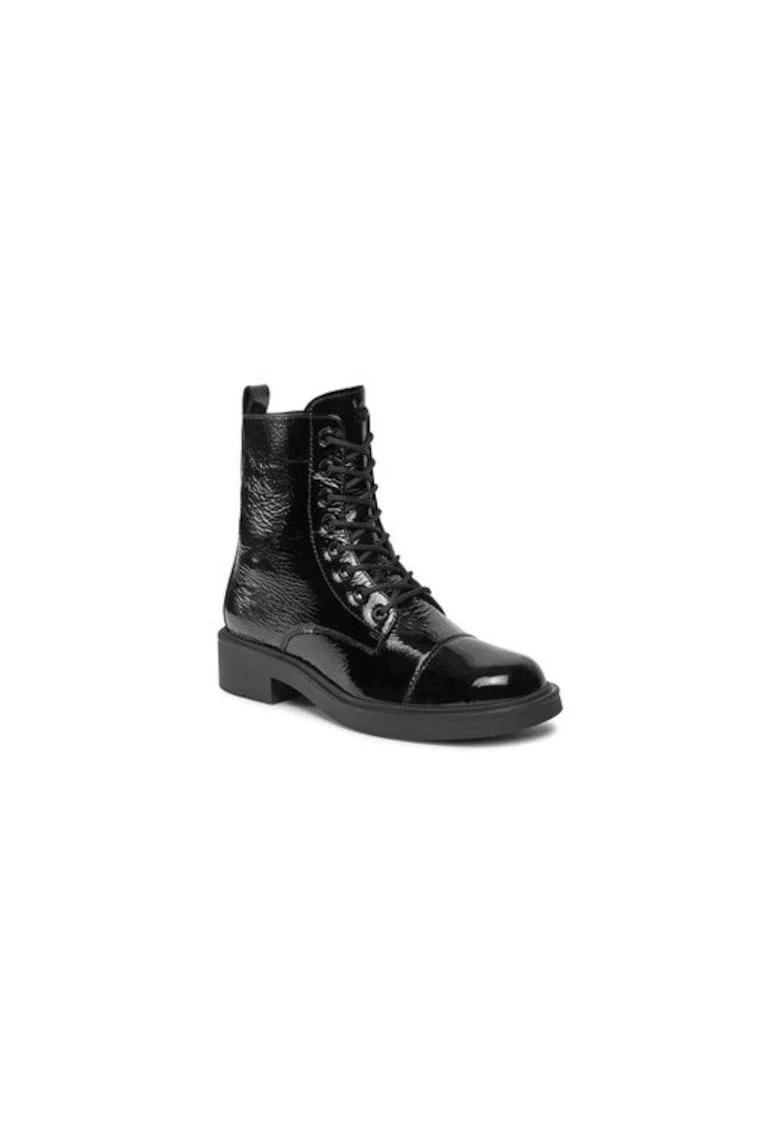 Ghete dama Hogl, 303080853, Piele naturala, Negru, Negru