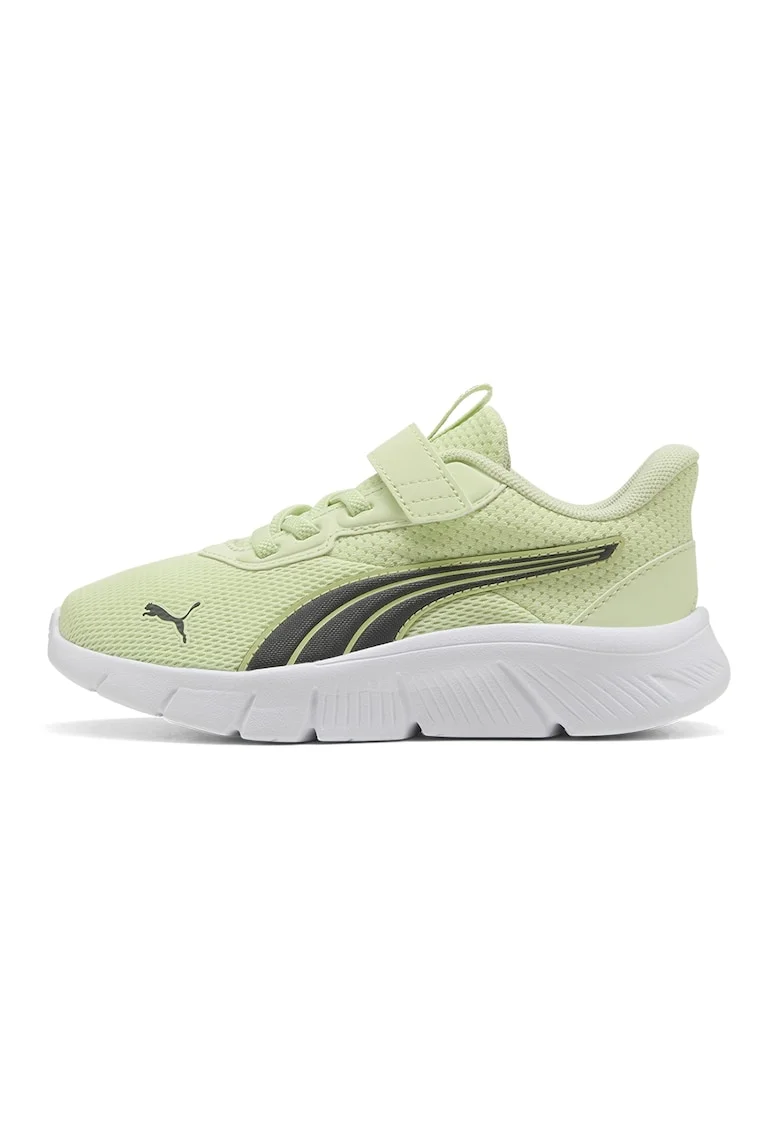 Pantofi sport FlexFocus Modern cu inchidere velcro, Gri antracit/Verde fistic