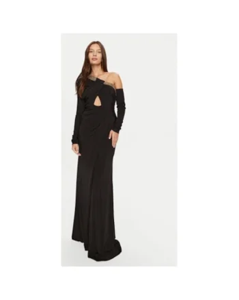Rochie dama,  304766404, Viscoza, Negru, Negru