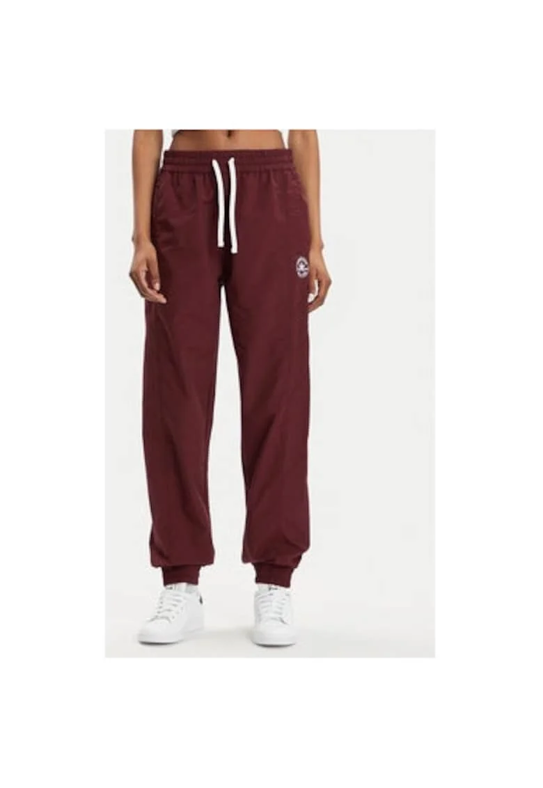 Pantaloni dama,  304112829, Nylon/Bumbac, Rosu, Rosu