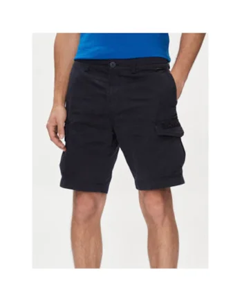 Pantaloni scurti barbati,  303757397, Bumbac, Albastru