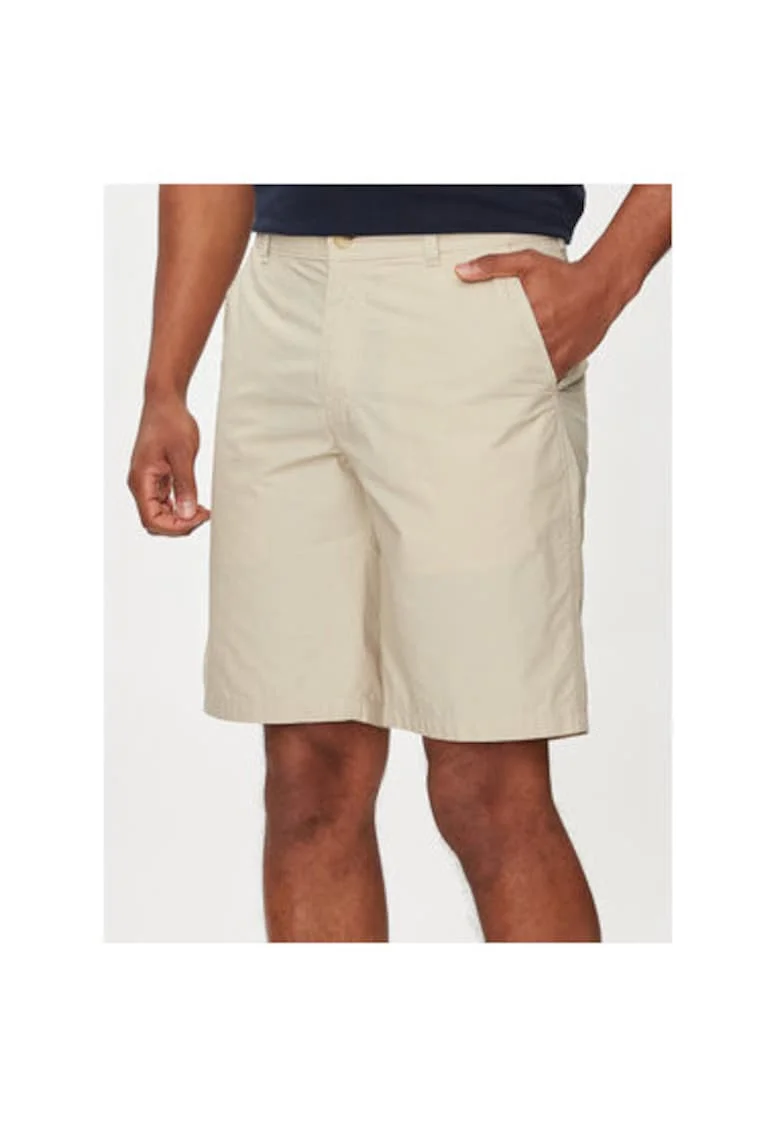 Pantaloni scurti barbati,  303383299, Bumbac, Bej, Bej
