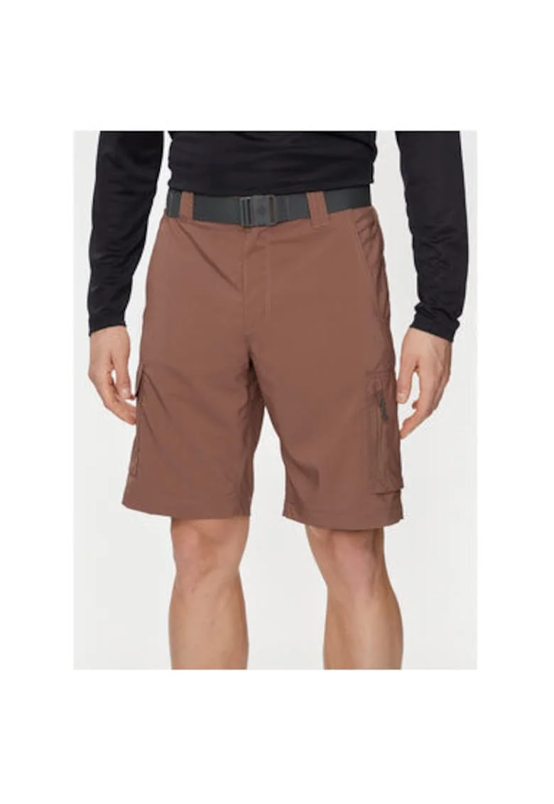 Pantaloni scurti barbati,  303383596, Poliester reciclat, Maro, Maro