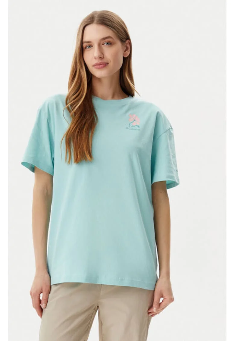 Tricou dama,  304694714, Bumbac organic, Verde, Verde