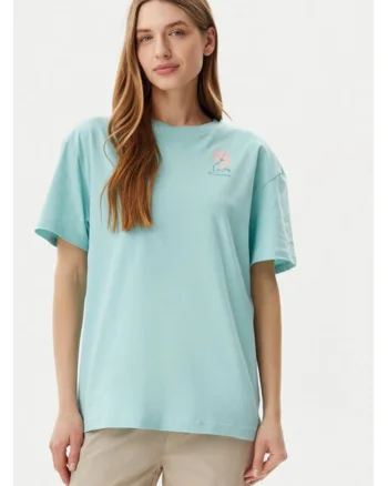 Tricou dama,  304694714, Bumbac organic, Verde, Verde