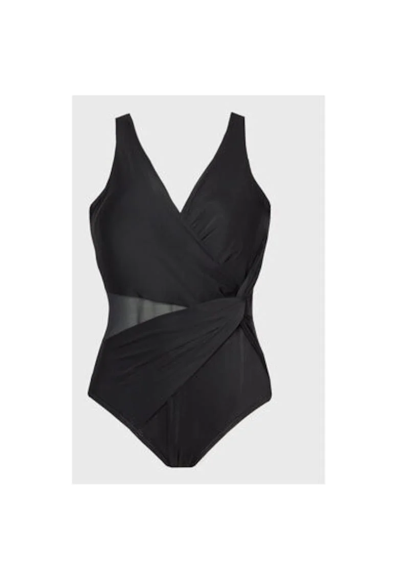 Costum de baie dama,  302581023, Poliamida/Elastan, Negru, Negru