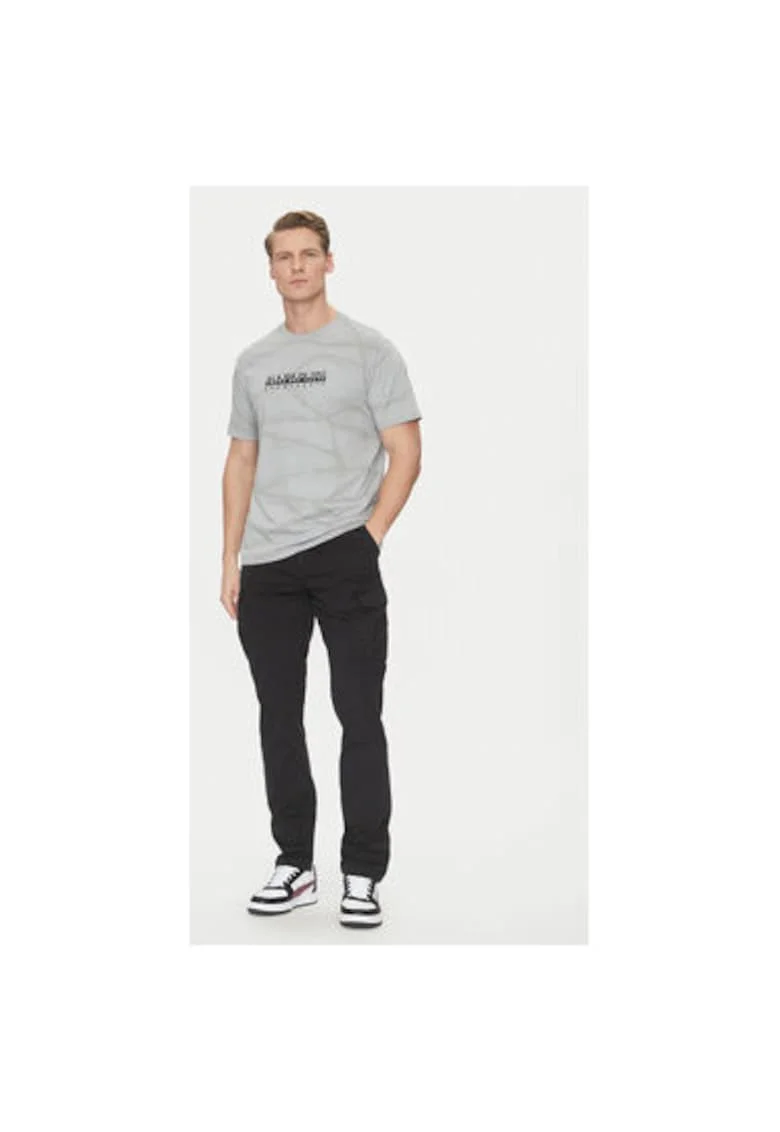 Pantaloni barbati,  305102232, Bumbac, Gri, Gri