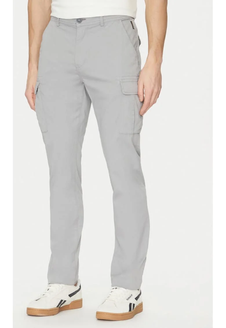 Pantaloni barbati,  305102263, Bumbac, Gri, Gri