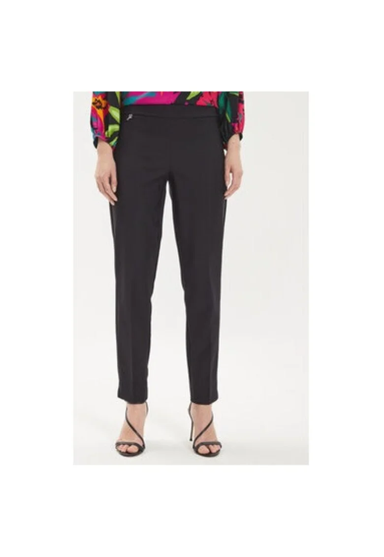 Pantaloni dama,  303838874, Poliester,Negru