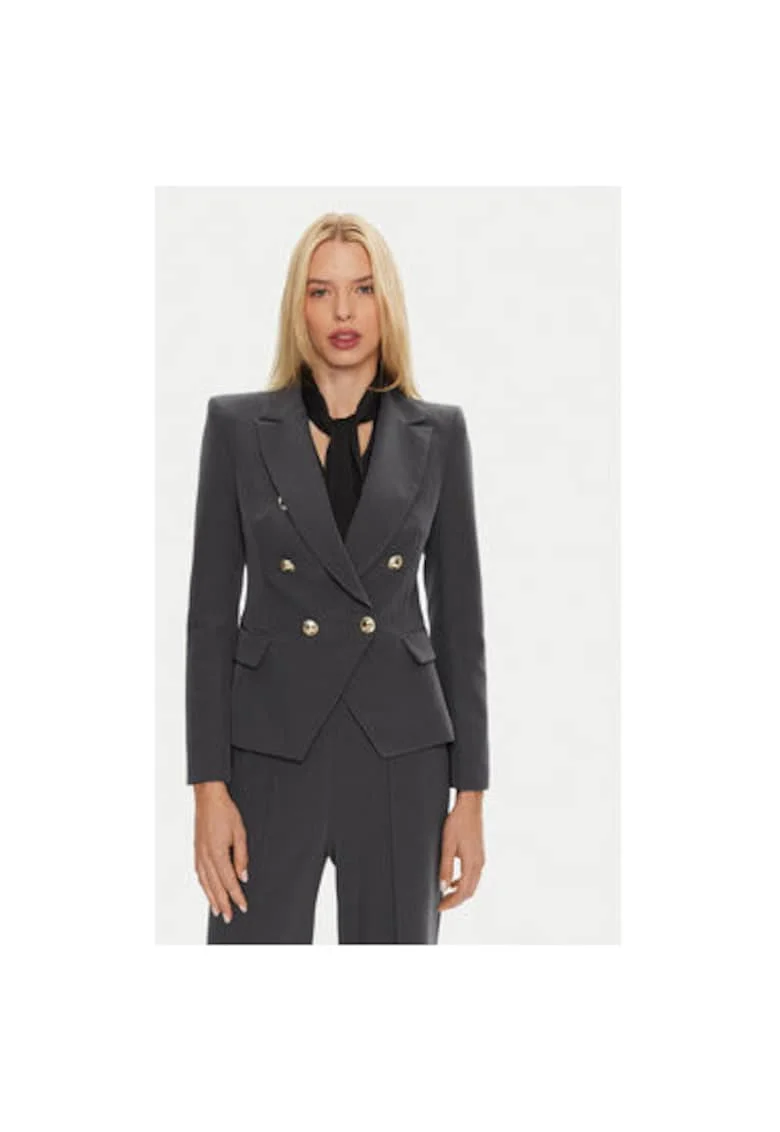 Sacou dama,  304787539, Poliester, Gri, Gri