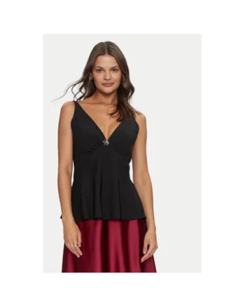 Tricou dama,  304725326, Poliester, Negru, Negru