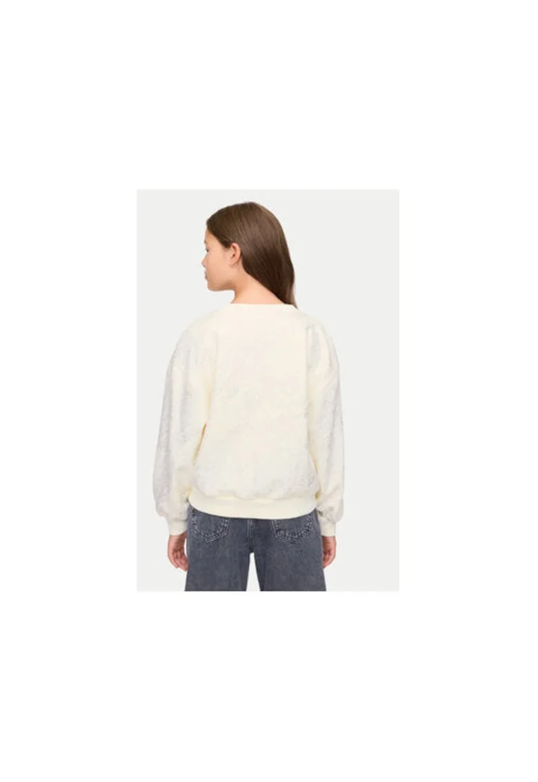 Bluza fete,  304985829, Bumbac/Poliester, 134 CM, Bej