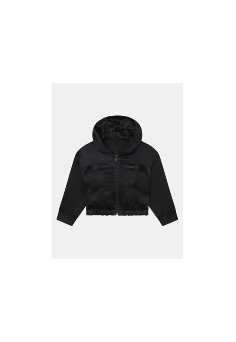 Bluza fete,  303044619, Poliester/Viscoza, 164 CM, Negru