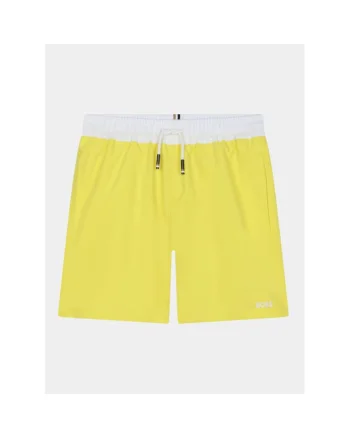 Pantaloni inot baieti,  303627379, Poliester, 116 CM, Galben