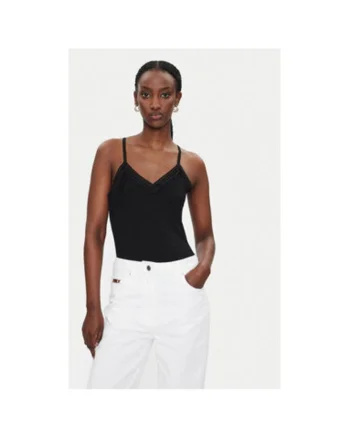 Tricou dama,  304480232, Viscoza, Negru, Negru
