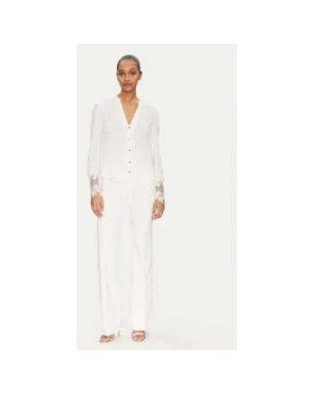 Bluza dama,  305252876, Poliester, Alb, Alb