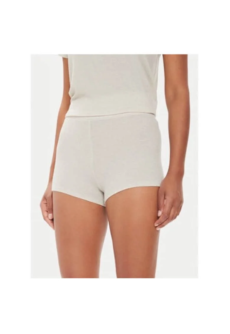 Pantaloni scurti dama,  303927400, Modal/Lana, Bej, Bej