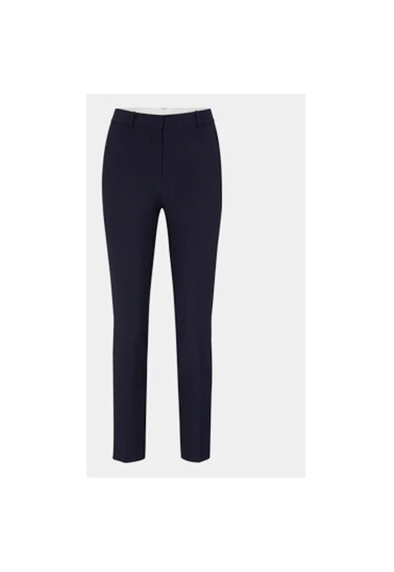Pantaloni dama,  302401895, Lana, Albastru, Albastru