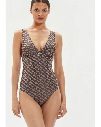 Costum de baie dama,  303806392, Poliester, Maro, Maro