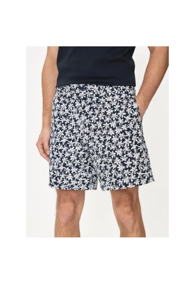 Pantaloni scurti barbati,  303674953, Bumbac, Albastru, Albastru