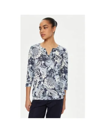 Bluza dama,  305136794, Modal/Bumbac, Albastru, Albastru